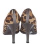Stuart Weitzman Ponyhair Animal Print Pumps