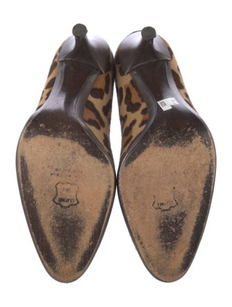 Stuart Weitzman Ponyhair Animal Print Pumps