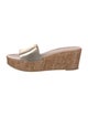 Stuart Weitzman Leather Slides