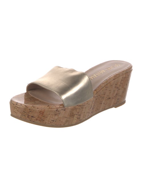 Stuart Weitzman Leather Slides