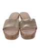 Stuart Weitzman Leather Slides