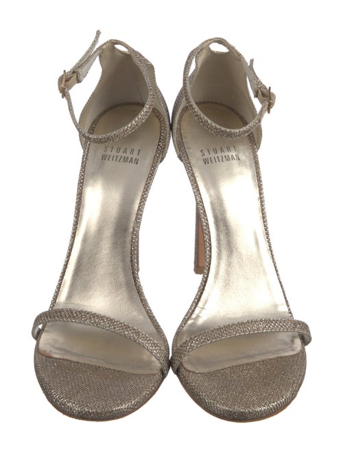 Stuart Weitzman Glitter Glitter Accents Sandals