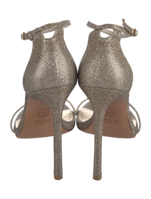 Stuart Weitzman Glitter Glitter Accents Sandals