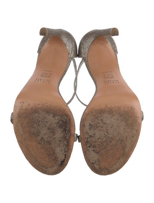Stuart Weitzman Glitter Glitter Accents Sandals