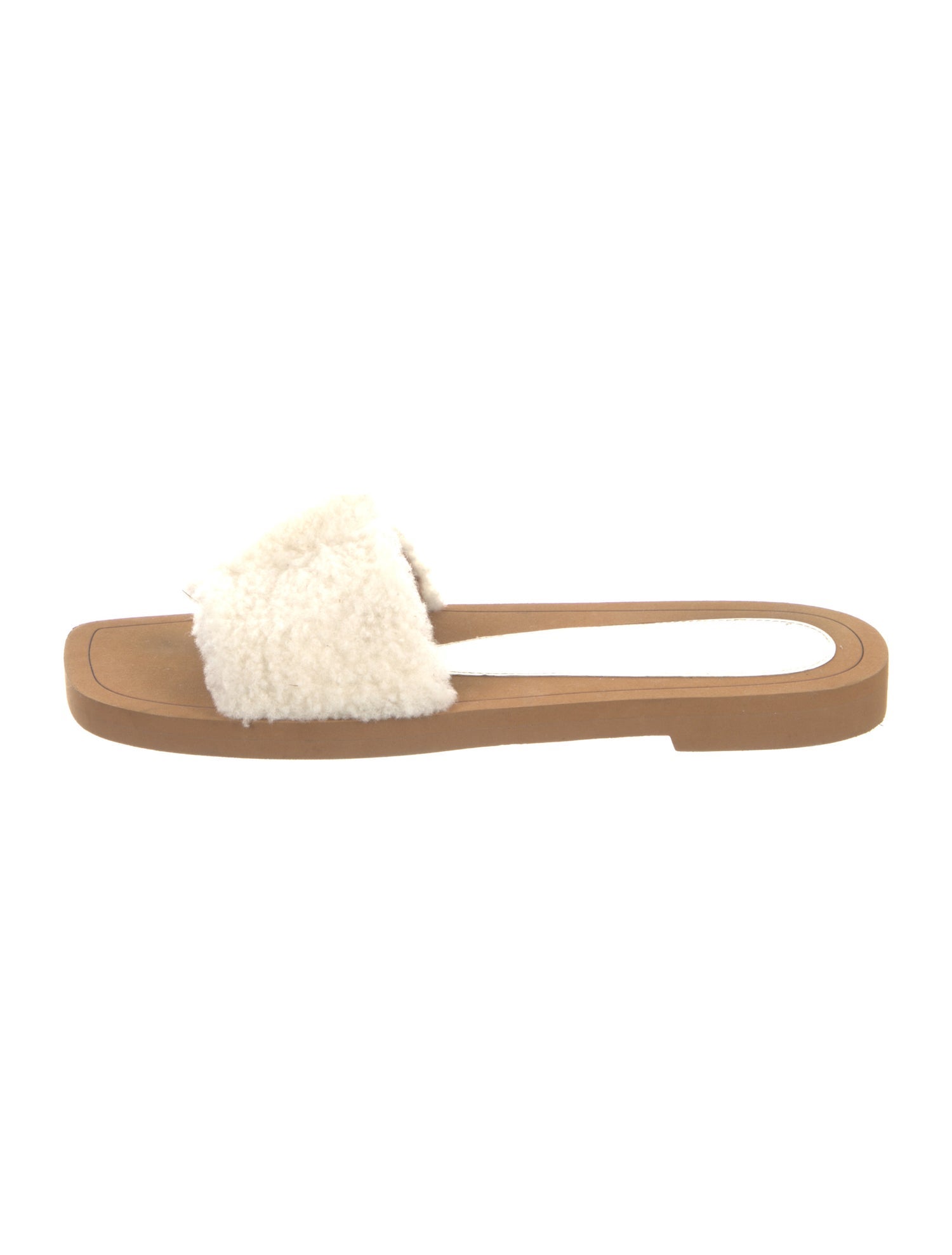 Stuart Weitzman Shearling Slides