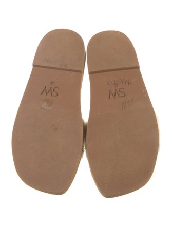 Stuart Weitzman Shearling Slides