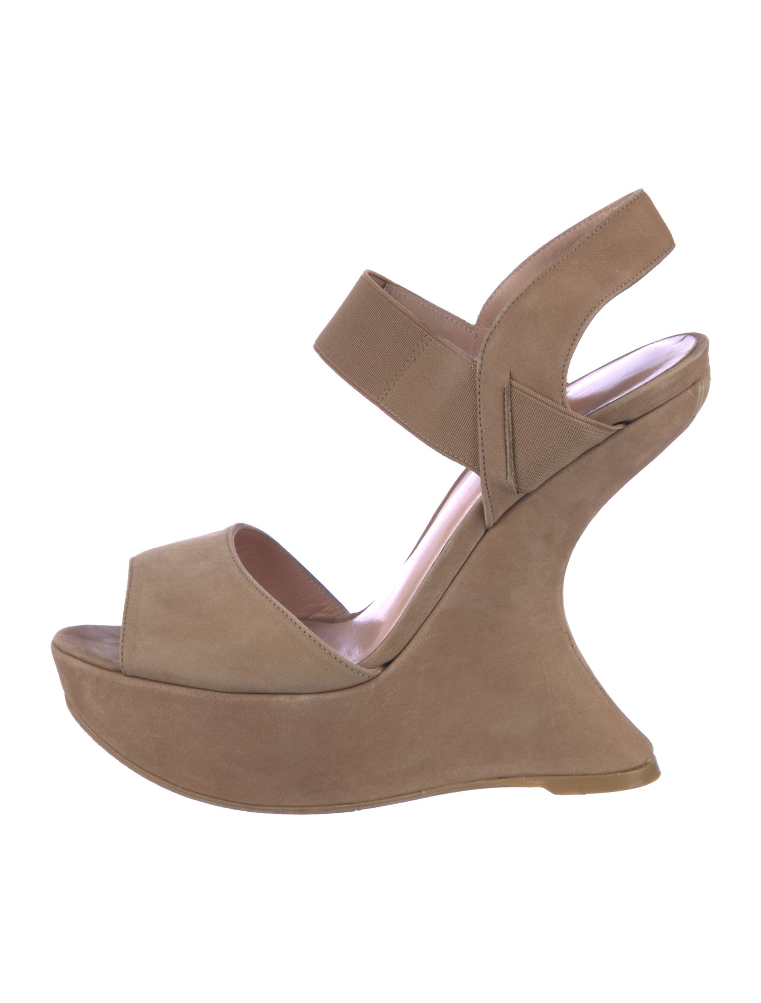 Stuart Weitzman Suede Slingback Sandals