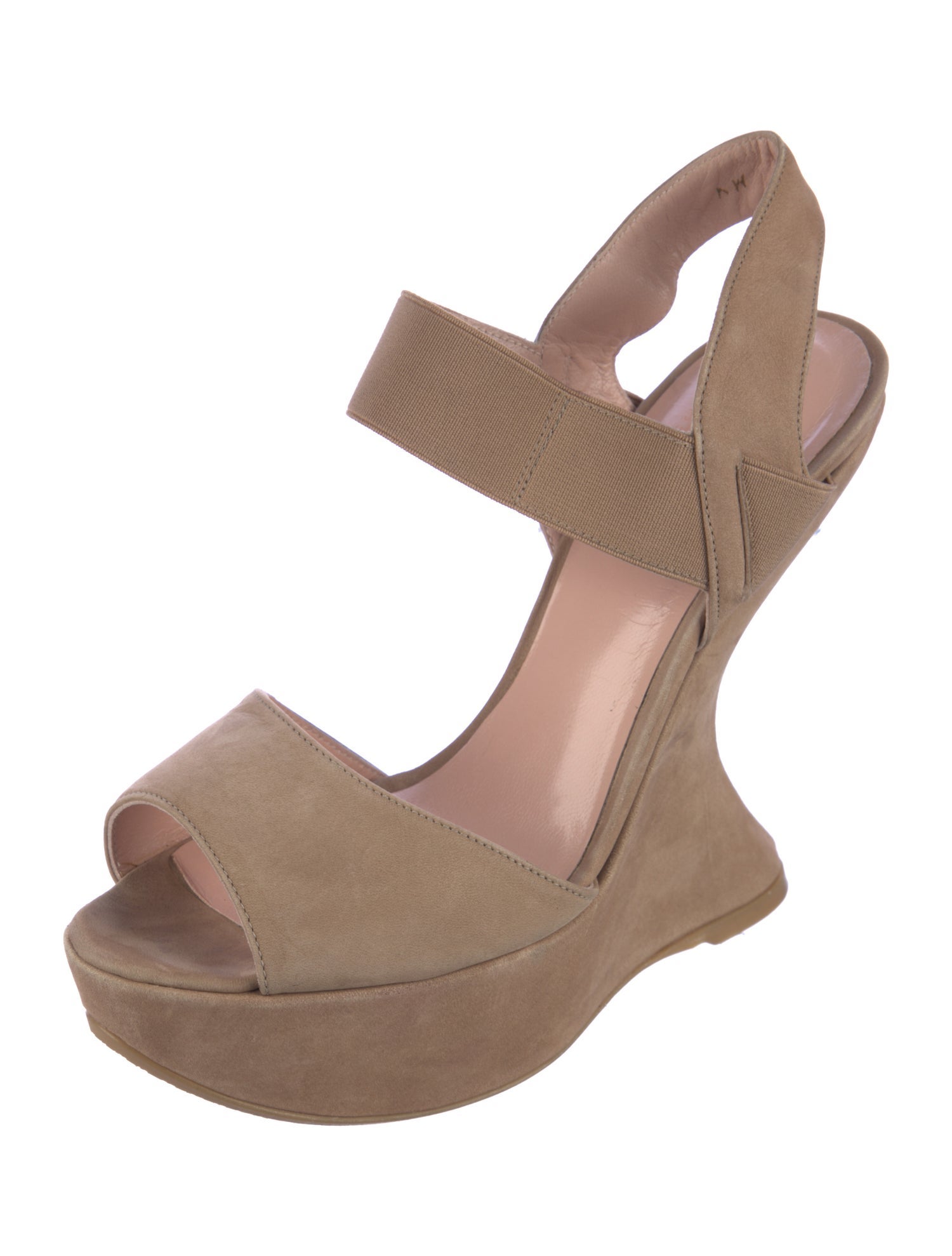 Stuart Weitzman Suede Slingback Sandals