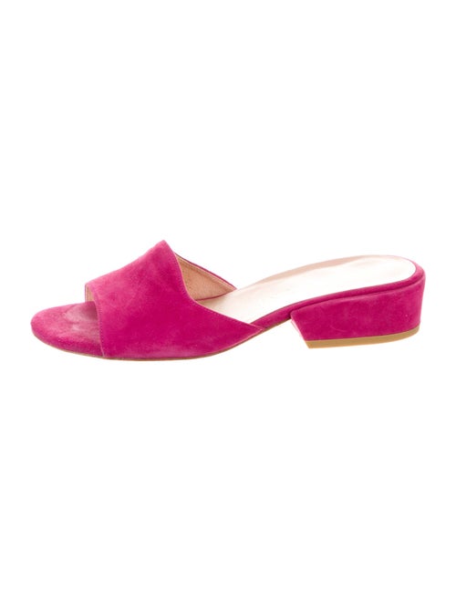 Stuart Weitzman Suede Mules