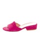 Stuart Weitzman Suede Mules