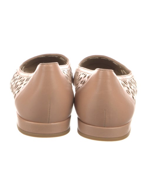 Stuart Weitzman Leather Lasercut Accents Ballet Flats