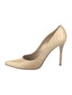 Stuart Weitzman Leather Animal Print Pumps