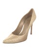 Stuart Weitzman Leather Animal Print Pumps