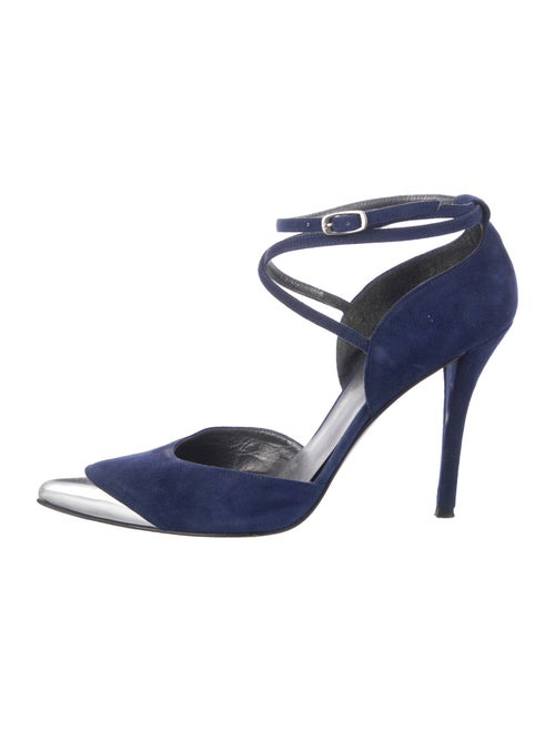 Stuart Weitzman Suede D'Orsay Pumps