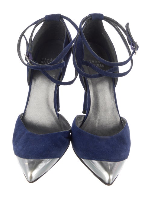 Stuart Weitzman Suede D'Orsay Pumps