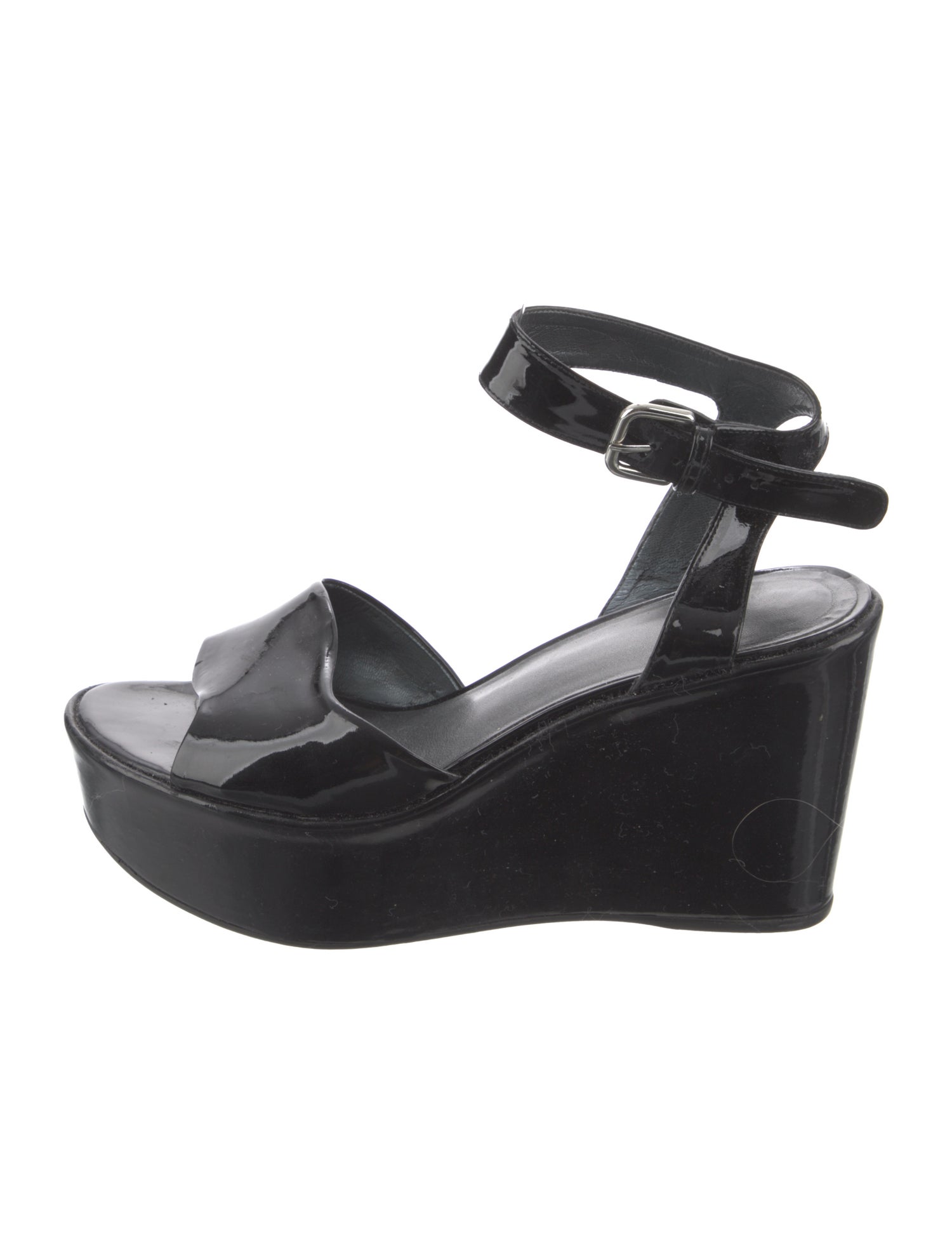 Stuart Weitzman Patent Leather Sandals