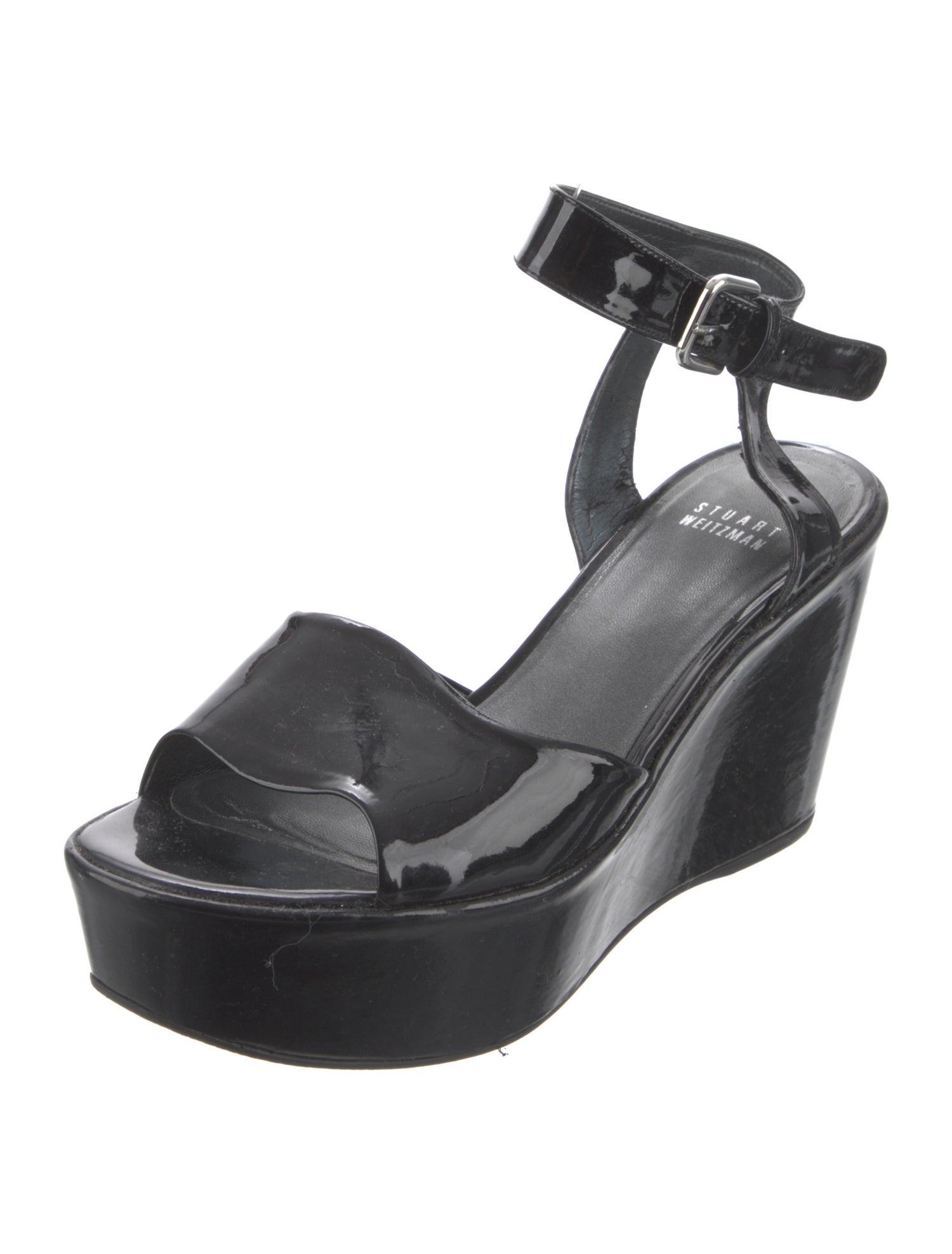 Stuart Weitzman Patent Leather Sandals