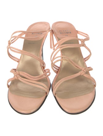 Stuart Weitzman Leather Slides