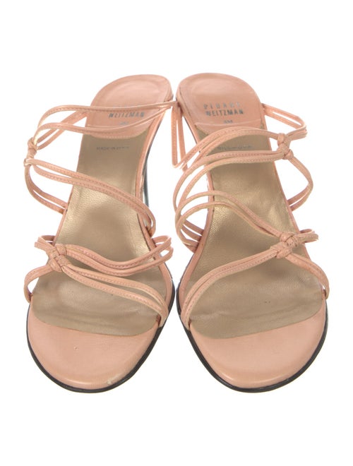 Stuart Weitzman Leather Slides