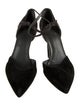 Stuart Weitzman Suede D'Orsay Pumps