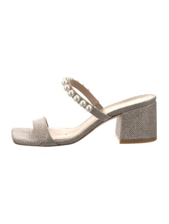 Stuart Weitzman Glitter Espadrilles
