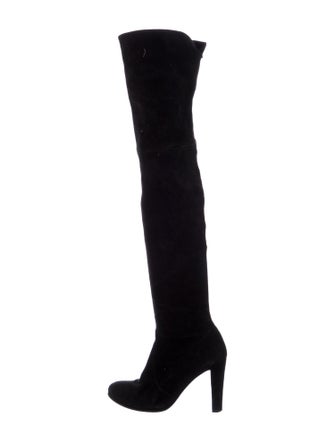 Stuart Weitzman Suede Sock Boots