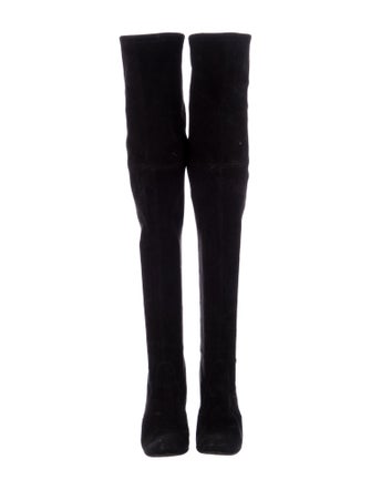 Stuart Weitzman Suede Sock Boots