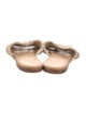 Stuart Weitzman Leather Beaded Accents Slides