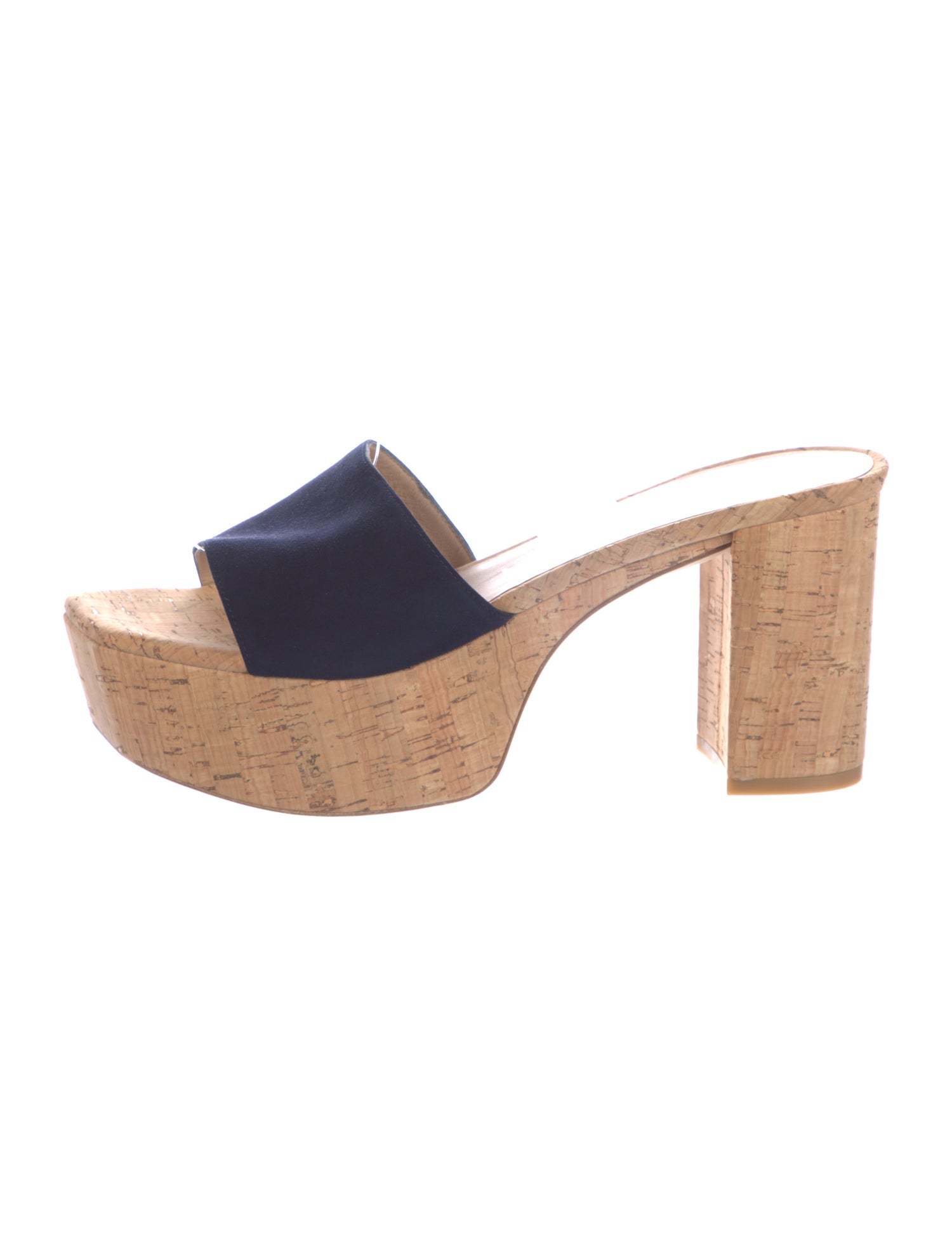 Stuart Weitzman Suede Slides
