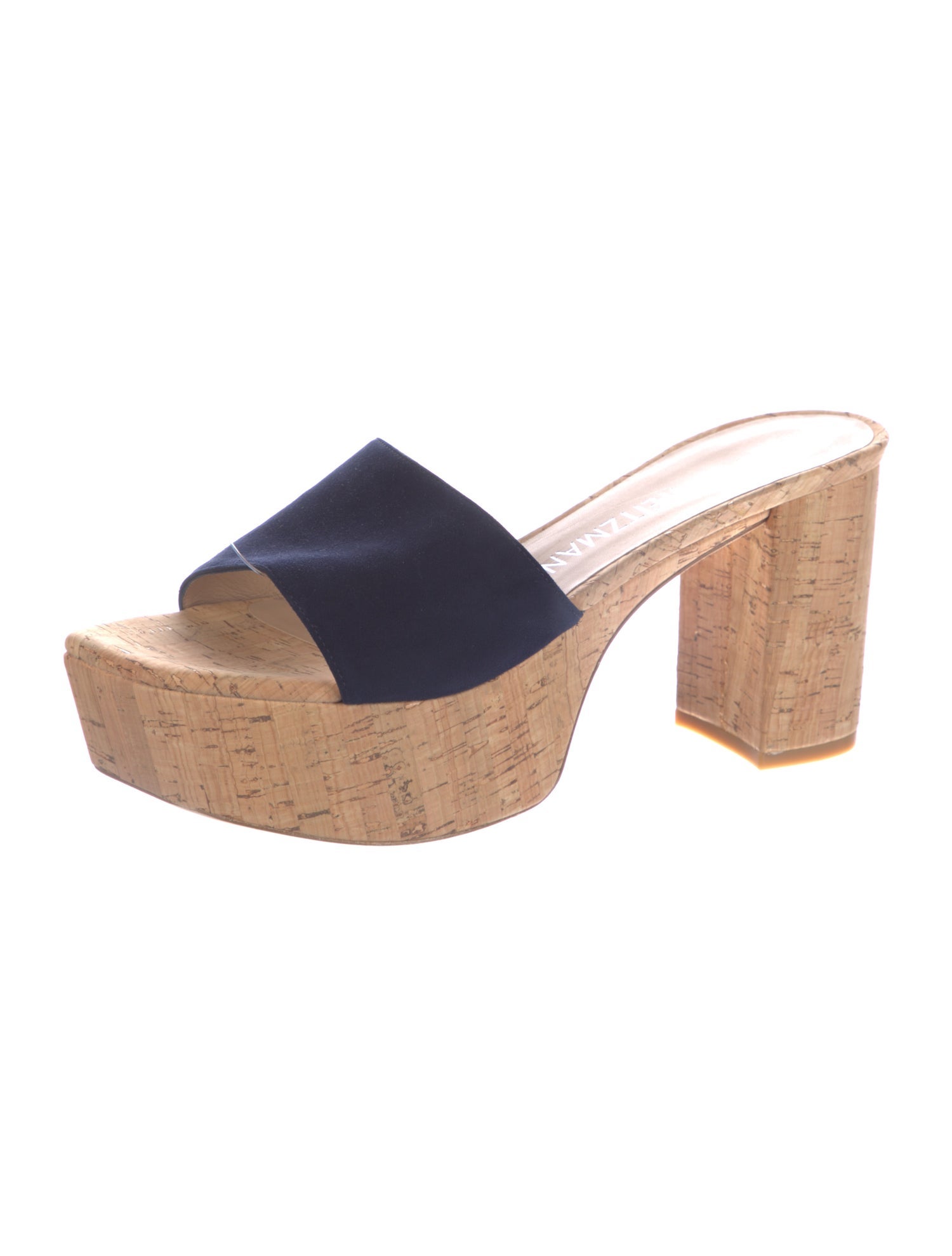 Stuart Weitzman Suede Slides