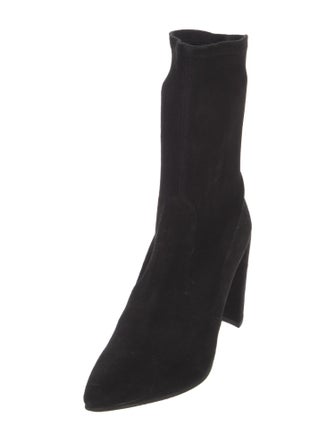 Stuart Weitzman Suede Sock Boots