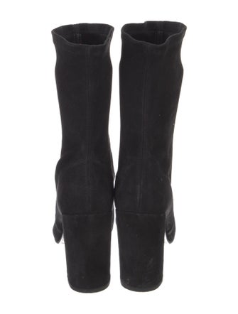 Stuart Weitzman Suede Sock Boots