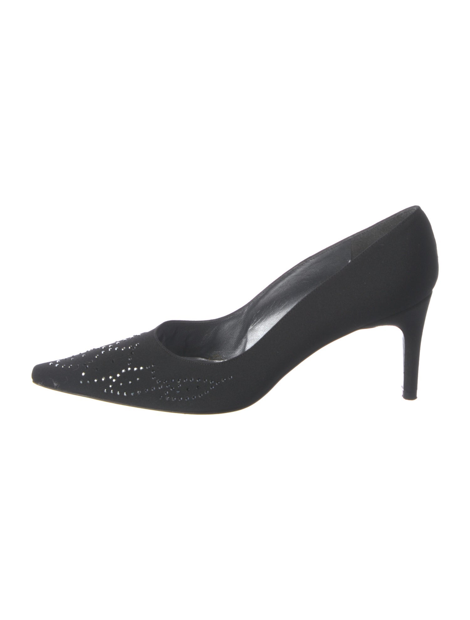 Stuart Weitzman Crystal Embellishments Pumps