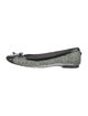 Stuart Weitzman Embossed Leather Printed Flats
