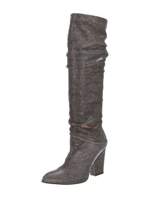Stuart Weitzman Glitter Slouch Boots