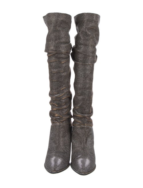 Stuart Weitzman Glitter Slouch Boots