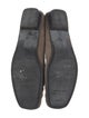 Stuart Weitzman Suede Crystal Embellishments Loafers