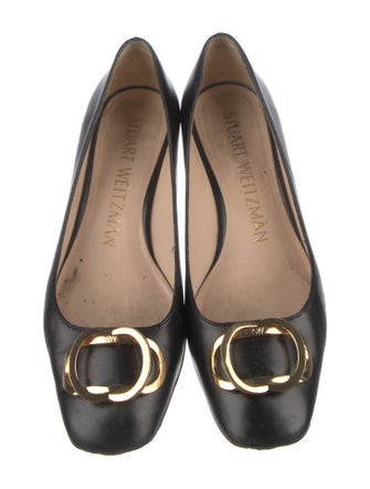 Stuart Weitzman Leather Ballet Flats