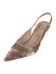Stuart Weitzman Velvet Slingback Pumps