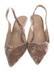 Stuart Weitzman Velvet Slingback Pumps