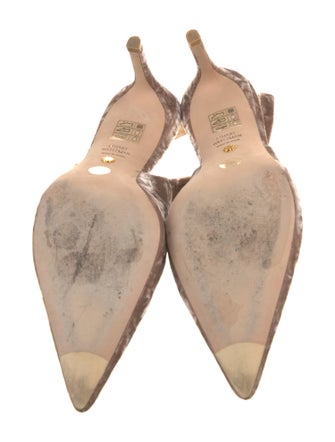 Stuart Weitzman Velvet Slingback Pumps