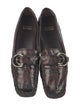 Stuart Weitzman Patent Leather Animal Print Loafers