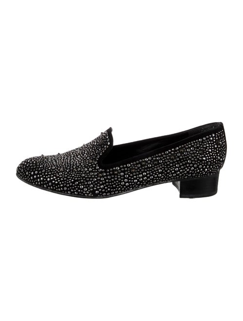 Stuart Weitzman Suede Printed Loafers