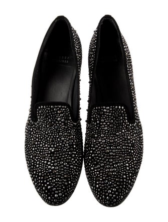 Stuart Weitzman Suede Printed Loafers