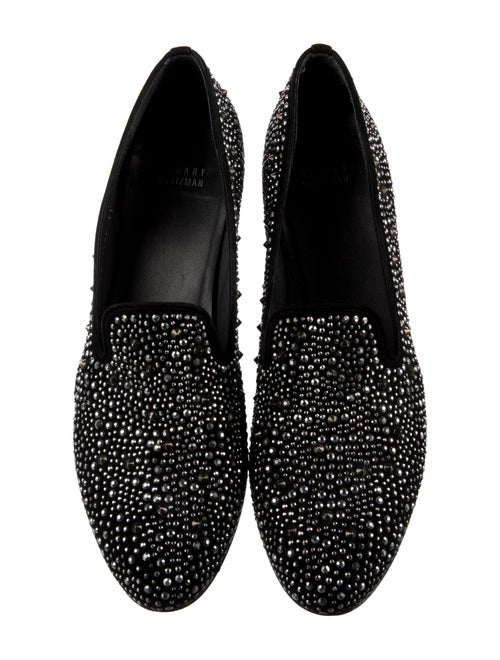 Stuart Weitzman Suede Printed Loafers