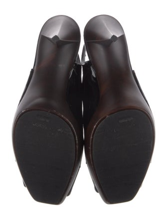 Stuart Weitzman Patent Leather Slingback Pumps