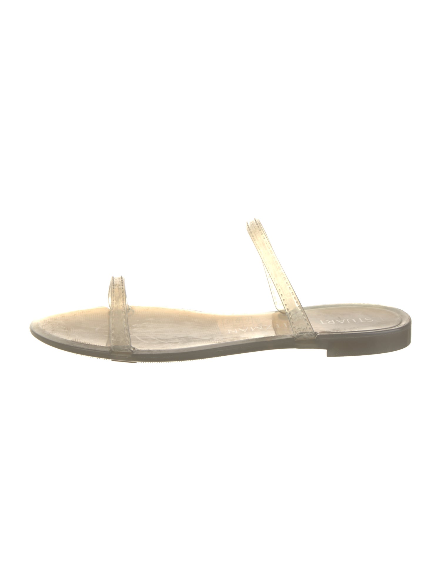 Stuart Weitzman Rubber Slingback Sandals w/ Tags