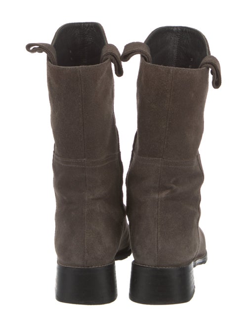 Stuart Weitzman Suede Moto Boots