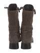 Stuart Weitzman Suede Moto Boots