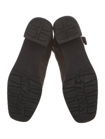 Stuart Weitzman Suede Moto Boots